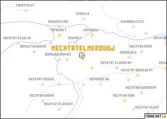 map of Mechtat el Meroudj