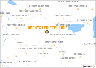 map of Mechta Teniet el Louz