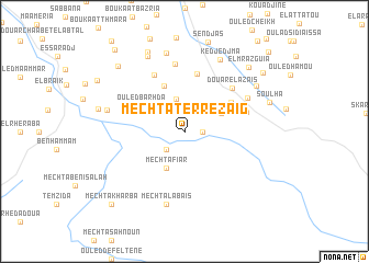 map of Mechtat er Rezaïg