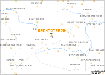 map of Mechtat er Rih