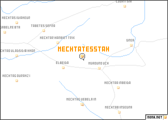 map of Mechtat es Stah