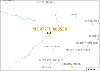 map of Mechtat Hidoussa