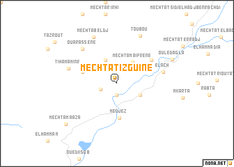 map of Mechta Tizguine
