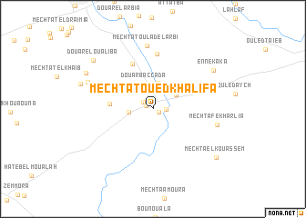 map of Mechtat Oued Khalifa