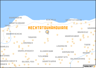 map of Mechtat Ouhamouiane