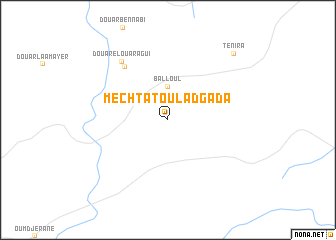 map of Mechtat Oulad Gada