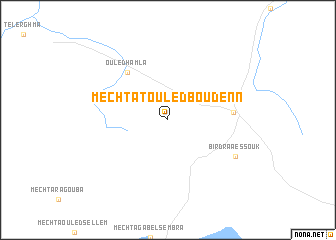 map of Mechtat Ouled Bou Denn