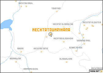 map of Mechtat Oum Rihana