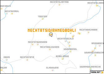 map of Mechtat Sidi Ahmed Bohli