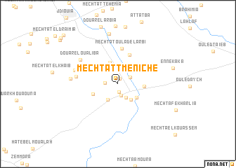 map of Mechtat Tmeniche