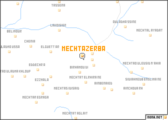 map of Mechta Zerba