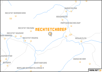 map of Mechtet Châref