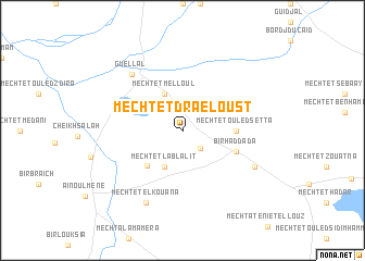 map of Mechtet Draʼ el Oust