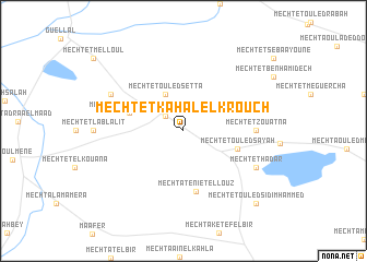 map of Mechtet Kahal el Kroûch