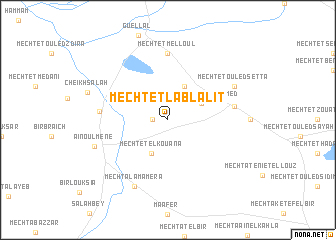 map of Mechtet Lablalit