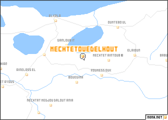 map of Mechtet Oued el Hout