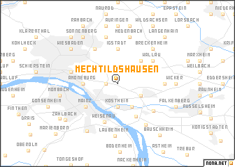 map of Mechtildshausen