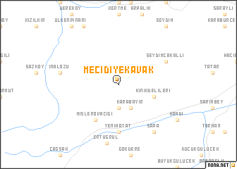 map of Mecidiyekavak