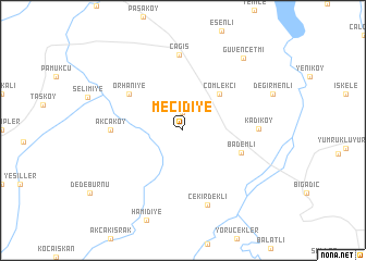 map of Mecidiye