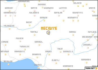 map of Mecidiye