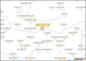 map of Mecidiye