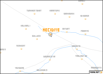 map of Mecidiye