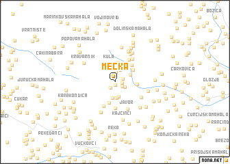 map of Mečka