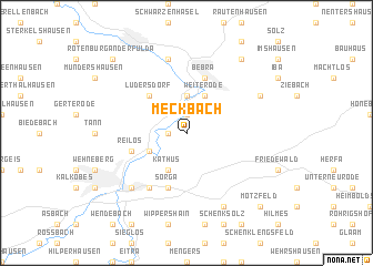map of Meckbach