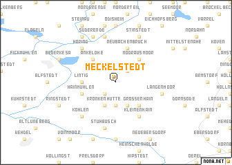 map of Meckelstedt