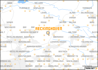 map of Meckinghoven