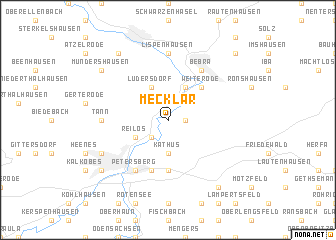 map of Mecklar