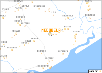 map of Mecobela