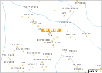 map of Mecoeciua