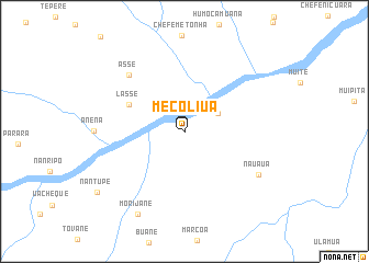 map of Mecoliua