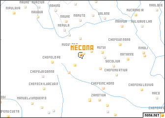 map of Mecona