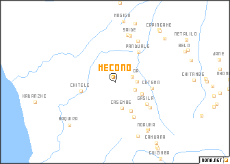 map of Mecono
