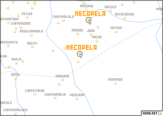 map of Mecopela