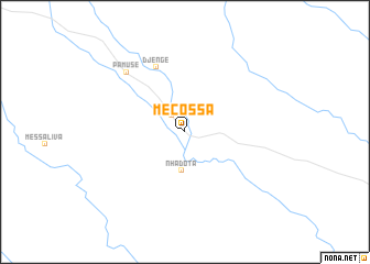 map of Mecossa