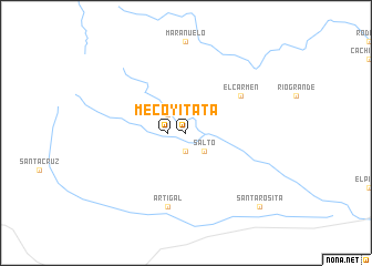 map of Mecoyita