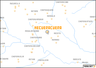 map of Mecueracuera