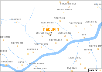 map of Mecufia