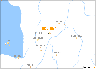 map of Mecuinda