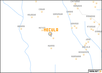 map of Mecula