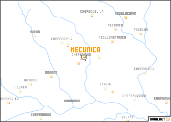 map of Mecunica