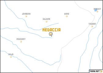 map of Medaccia