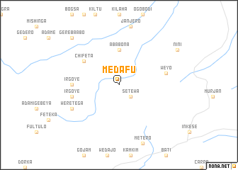 map of Medafu