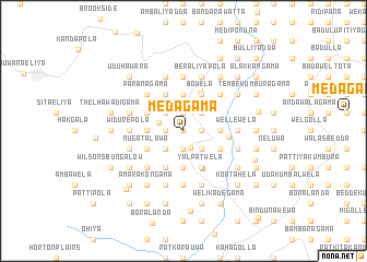 map of Medagama