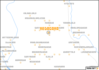 map of Medagama