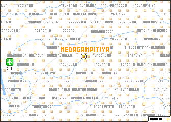 map of Medagampitiya