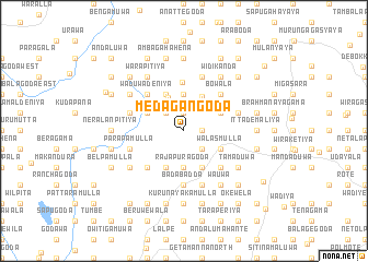 map of Medagangoda